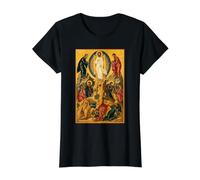 Orthodox Icon The Transfiguration of Jesus Value Graphic T-Shirt, Women, Black, S