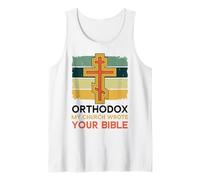 Orthodox My Church Wrote Your Bible Orthodox Christian Tank Top