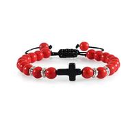 Orthodox Prayer Rope Handmade Natural Stone Wooden Beaded Bracelet, Christian Jesus Cross Braided Bracelets For Men Women, anglican prayer beads Prayer Yoga Jewelry Couple, greek worry beads chotki