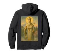 Orthodox Saint Nicholas of Japan Icon Pullover Hoodie