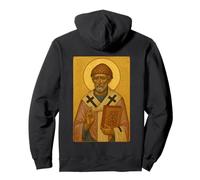 Orthodox Saint Spyridon the Wonderworker Icon Pullover Hoodie