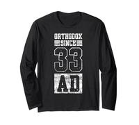 Orthodox Since 33 AD Christianity Eastern Orthodoxy Long Sleeve T-Shirt
