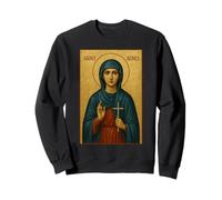Orthodox St. Agnes Icon Sweatshirt