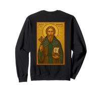 Orthodox St. Brendan the Navigator Icon - Celtic Saint Sweatshirt