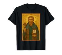 Orthodox St Brendan The Navigator Icon - Celtic T-Shirt