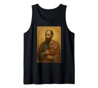 Orthodox St. Paul The Apostle with The Bible Icon Tank Top