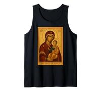 Orthodox Theotokos Icon of the The Saver of Souls Tank Top