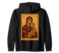 Orthodox Theotokos Icon of the The Saver of Souls Zip Hoodie
