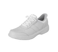 Orthofeet Men's Orthopaedic Casual Style with Woven Upper Pierre Hands Free Casual Trainers, White, 10 UK