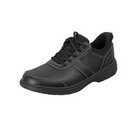 Orthofeet Men's Orthopedic Leather Pierre Hands-Free Casual Shoe, Black, Size 12.5
