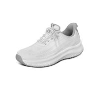 Orthofeet Women's Orthopaedic Nira Hands-Free Slip-in Trainers, White, 6.5 UK