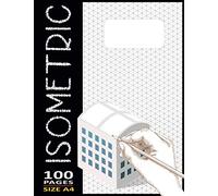 Orthographic Graph Paper Architect Notebook Grid Isometric Pad Large 8.5"X11" Inches - 100 Numbered-Page