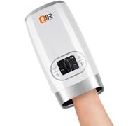 OrthoJointRelief Cordless Electric Hand Massager with Heat & Compression - Pain Relief for Arthritis, Carpal Tunnel, Finger & Wrist - Multi Level Pressure Massage Therapy Machine for Men & Women