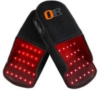 OrthoJointRelief Red Light Therapy Slippers - 660nm & 850nm LED Infrared Light for Foot Pain Relief, Nerve Support & Circulation - Massage Shoe for Feet, Toes, Instep & Heels with Auto-Off Function