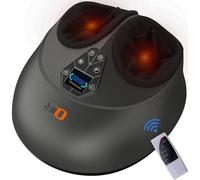 OrthoJointRelief Shiatsu Foot Massager with Heat - Deep Kneading, Air Compression, Rolling & Vibration - Electric Foot Massage for Circulation, Pain & Stress Relief