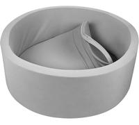 Orthologics Foam Ball Pit, Kiddie Balls Pool Round Playpen, Soft Memory Foam, Indoor/Outdoor, 90cm x 30cm, Grey, For Children/Toddlers/Boys/Girls OL27