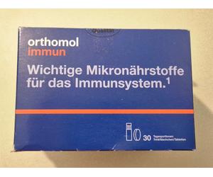 Orthomol immun PZN 01319991 For 30 Days Set Drink+Tablets New Sealed B/B 2027