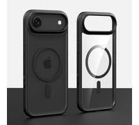 ORTHOMTEX for iPhone 17 Case with [Compatible with MagSafe] Exquisite Pattern Thin Shockproof Protection Hard PC Unisex Phone case for iPhone 17 Series (Black, iPhone 17)