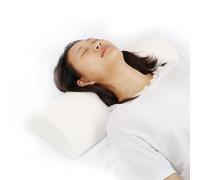 Orthopaedic Back Support Pillow Cushion - Use for Bed Chair Car Office Travel, Neck, Lower Back, Knees, Legs, Feet, Sleeping, Sciatica / Lumber Pain Relief Cushion, Multipurpose Half Moon Pillow