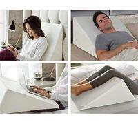 Orthopaedic Bed Wedge Support Pillow Memory Foam - for Acid Reflux, GERD, Reduce Back Pain, Snoring and Breathing Problems - Great for Sleeping, Reading, Rest Elevation -Washable Cover