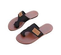 Orthopaedic Bunion Corrector Sandals Womens Flip Flops Summer Flat Toe Separator Walking Sliders Slip On Soft Sole Sliders Breathable Summer Slides Clip Toe Flat Slides For Big Toes Hallux Valgus