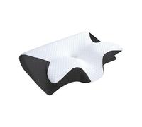 Orthopaedic Cervical Pillow-Ergonomic Side Sleeper Pillow, Memory Foam Neck Support Pillow for Neck Shoulder Pain Sleeping - Contour Bed Pillow with Washable Pillowcase (Black,Pillows & pillowcases)