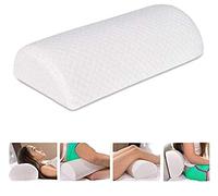 Orthopaedic Cushion Halfmoon Pillow | Super Soft Quality - Use for Travel, Neck, Lower Back, Knees, Legs, Feet Sleeping, Sitting, Sciatica / Lumber Pain Relief, Multipurpose Half Moon Pillow.