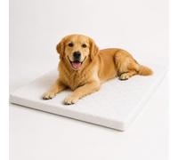 Orthopaedic Dog Bed Mattress, High Density Foam Dog Mattress with Removable Quilted Zip Cover, Washable Dog Crate Bed, Puppy & Pet Sleeping Mat for Small Medium Large Dogs (Large (140 × 70 × 5 cm))