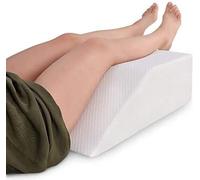 Orthopaedic Large Elevating/Elevated Leg Wedge Pillow Sleeping Reading Resting, Blood Circulation Reduce Back Hip Neck Knee Pain Relief (Ebung leg wedge pillow 24x21x8)