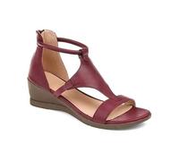 Orthopaedic Leather Sandals- MarleyShoes Red