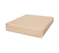Orthopaedic Memory Foam Seat Pad Cushion Pressure Relief for Office Chairs, Cars, Wheelchairs & Mobility Scooters Waterproof Zipped Cover (Beige, 19" x 17" x 3")