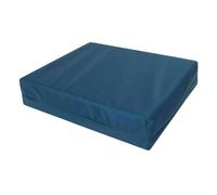 Orthopaedic Memory Foam Seat Pad Cushion Pressure Relief for Office Chairs, Cars, Wheelchairs & Mobility Scooters Waterproof Zipped Cover (Navy Blue, 20" x 18" x 4")