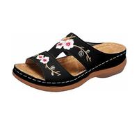 Orthopaedic Sandals for Women UK Sandal Open Toe Adjustable Double Buckle Strap Waterproof Wide Fit Trainers Arch Support Mules Slides Summer