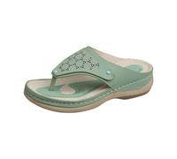 Orthopaedic Sandals for Women UK Sandal Open Toe Adjustable Double Buckle Strap Waterproof Wide Fit Trainers Arch Support Mules Slides Summer Green