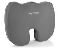 Orthopaedic seat cushion Wedge cushion Ergonomic chair cushion Office chair cushion; Car seat cushion; Pain-reducing, Promotes blood circulation, Relieves pressure on coccyx & spine (H3 - Hard)