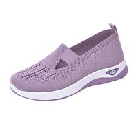 Orthopaedic Shoes for Women UK Wide Fit Lightweight Slip On Running Shoes Breathable Mesh Walking Shoes Casual Platform Wedge Sneakers for Work Outdoor Gym,Warehouse Same,Deals