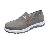 Orthopaedic Shoes Men's Trainers Comfortable Walking Shoes Non-Slip Casual Shoes Canvas Shoes Lightweight Low Shoes Simply Work Shoes Breathable Outdoor Shoes Wide Feet Canvas Shoes, coffee, 10 UK