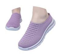 Orthopaedic Shoes Women's Slippers Front Closed Sandals Ergonomic Shoes Wide H Walking Shoes Summer Slip On Sneakers Breathable Sabots Comfortable Clogs Summer Shoes, purple, 10 UK