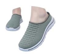 Orthopaedic Shoes Women's Slippers Front Closed Sandals Ergonomic Shoes Wide H Walking Shoes Summer Slip On Sneakers Breathable Sabots Comfortable Clogs Summer Shoes, Green, 9 UK