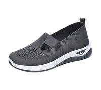 Orthopaedic Shoes Women's Wide H Nurse Summer Shoes Summer Lightweight Walking Shoes Comfortable Trainers Breathable Mesh Memory Foam Sandals Women Trainers Women's Diabetic Shoes, 01 Dark Grey, 5 UK
