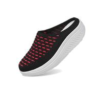 Orthopaedic Slippers Women's Clogs & Mules for Women Air Cushion Leisure Breathable Sandals Health Shoes Diabetic Slip On Hiking Shoes Slippers Sketches Women's Shoes 40, black, 10 UK