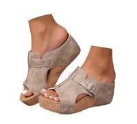 Orthopaedic Slippers Women's Peep Toe Slides Beach House Slippers Women Open Slippers Flip Flops Slippers Beach Shoes for Holidays and Everyday Use