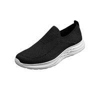 Orthopaedic Trainers Men's Mesh Hollow Out Running Shoes Lightweight Breathable Trainers Large Sizes Soft Jogging Shoes Chunky Tennis Shoes Airy Walking Shoes Casual Outdoor Shoes, darkgray, 11.5 UK