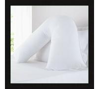 Orthopaedic V Shaped Hollow Fibre Pillow. Extra Cushioning Support Maternity Nursing Pillow Only.