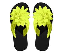 Orthopedic Arch Support Ladies Sandals Flip Flops Women Flower Flexible Sole Ultra-Soft Flip Flops Pressure-Relieving Swimming Pool Sandals Beach Shock Absorbing Slides Summer Travel Sliders