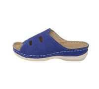 Orthopedic Arch Support Slippers for Women Fashion Solid Color Embroidered Open Toe Comfortable Lightweight Shoes Women Sneakers, blue, 8 UK