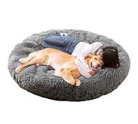 Orthopedic Dog Bed - Calming Anti-Anxiety Cushion, Fluffy Plush Design, Washable and Heated Cave, Ideal Sleep Basket for Medium to Extra Large Dogs