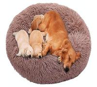 Orthopedic Dog Bed - Extra Large Donut Cushion for Jumbo Dogs, Fluffy Warm Mattress, Washable, Anti-Anxiety Nest for Comfort and Support