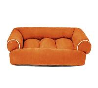Orthopedic Dog Bed, Washable Sofa-Style for Medium to Large Dogs, PP Cotton Filling, Anti-Slip Bottom, Calming Design with Bolsters