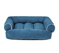 Orthopedic Dog Bed, Washable Sofa-Style for Medium to Large Dogs, PP Cotton Filling, Anti-Slip Bottom, Calming Design with Bolsters